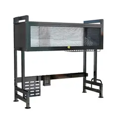 AMERICAN GENERICS - Organizador Escurridor De Loza Cocina Con Tapa 85cm