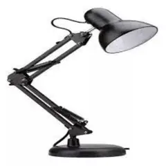 GENERICO - Lampara De Mesa Escritorio Brazo Flexible Metalica Ajustable