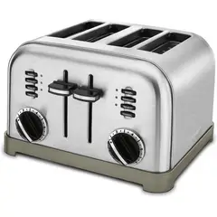 CUISINART - Horno Tostador 4 Rebanadas Acero Inoxidable CPT-180P1
