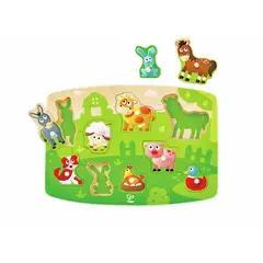 HAPE TOYS - ROMPECABEZAS INFANTIL ANIMALES DE GRANJA HAPE