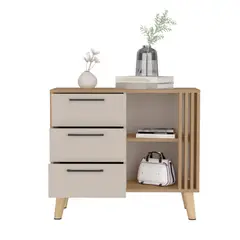 RTA DESIGN - Organizador Vanez Fresno Europeo y Capri con tres cajones para almacenar