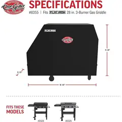 HOME ACCENTS - Cubierta Carpa Para Parrilla de Gas Para Exteriores Protección