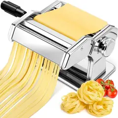 GENERICO - Máquina Pasta, Manual - Ajuste Espesor, Cortador 2 En 1