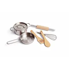 HAPE TOYS - SET DE COCINA PARA NIÑOS CON UTENSILIOS DE JUEGO