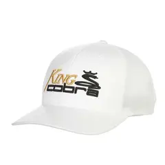 PUMA - Gorra Golf King Cobra Tipo Trucker Blanca