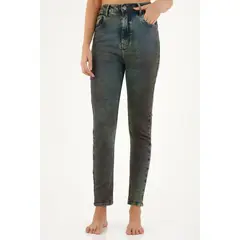 TENNIS - Jean azul con efecto tornasol para mujer