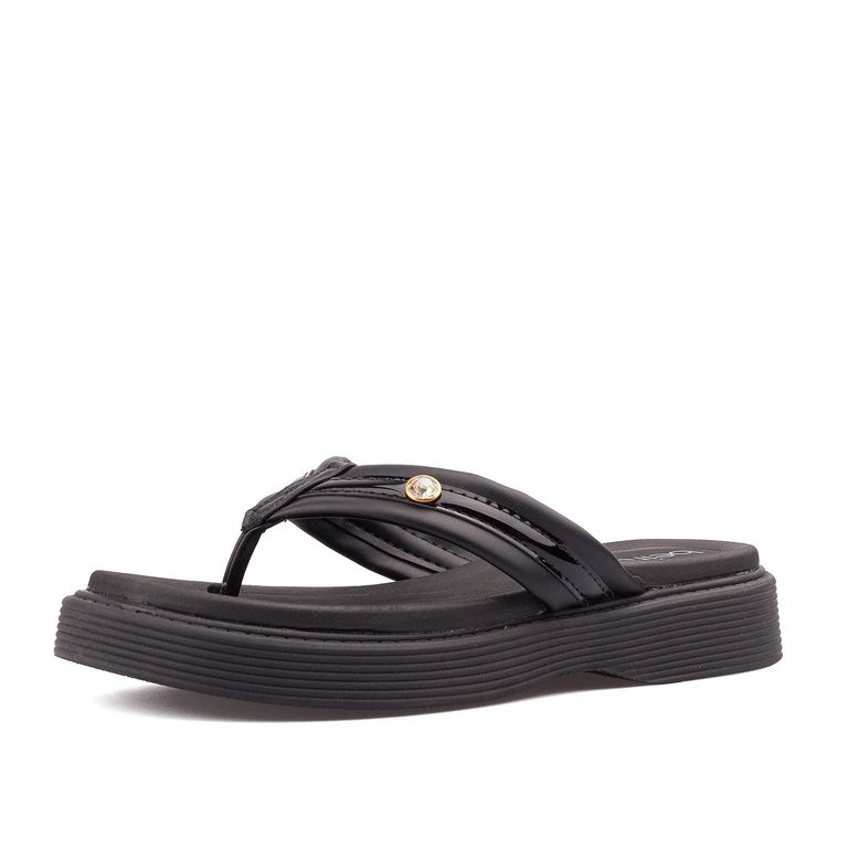Imagen de Sandalia playera para mujer 0228537-102NEGRO