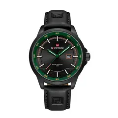 NAVIFORCE - Reloj Casual Nf9248l Cuero Hombre + Estuche