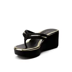 BEIRA RIO - Plataforma para mujer Negro 0228455-305DORADO