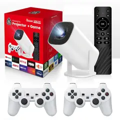 GENERICO - Proyector Portátil con Consola de Juegos y Controles