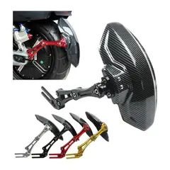 GENERICO - Guardabarro Monobrazo Fibra Carbono Motocicletas Universal