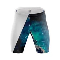 ARMAZI SPORT - LYCRA SHORT DE COMPRESIÓN NATACIÓN ARMAZI HOMBRE BLANCO GALAXIA