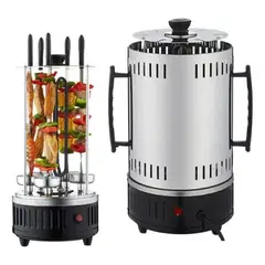 INNOVA - Barril Asador Giratorio Brochetas Eléctrico 1200w Acero Inox 110v