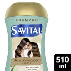SAVITAL - Shampoo Aminoacidos y Sabila 510ml