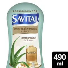SAVITAL - Acondicionador Aminoacidos y Sabila 490ml