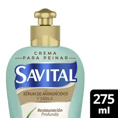 SAVITAL - Crema para Peinar Aminoacidos y Sabila 275ml
