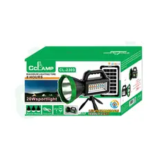 GENERICO - Linterna Solar Cl-2303 Con Batería 4500mah Foco De 20w