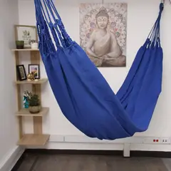 GENERICO - Hamaca artesanal en algodón Azul