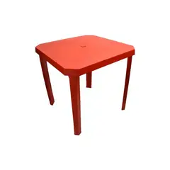 COLPLAST - Mesa Freedom Cuadrada Rojo