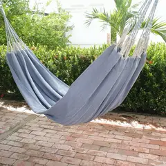 GENERICO - Hamaca artesanal en algodón Jaspeado Azul