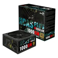 AEROCOOL - Fuente KCAS 1000W 80 PLUS GOLD SEMI MODULAR