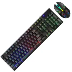 ZHOPI CO - Combo J37 Teclado Gamer y Mouse Retroiluminado