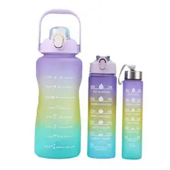 GENERICO - Set Termos Motivacionales Kit 3 En 1 Portable Premium
