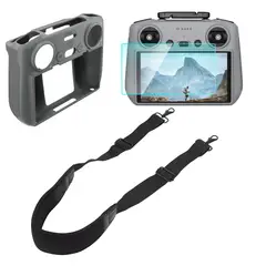 GENERICO - Vidrio Templado + Silicona + Correa Para Control Dji Rc 2