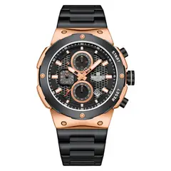 NAVIFORCE - Reloj Casual Nf8072 Crono Hombre Acero+ Estuche