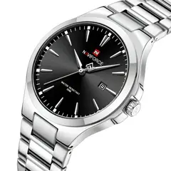 NAVIFORCE - Reloj Casual Nf9214 Crono Hombre Acero+ Estuche