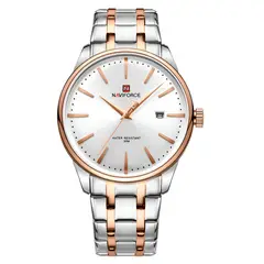NAVIFORCE - Reloj Casual Nf9230 Crono Hombre Acero+ Estuche