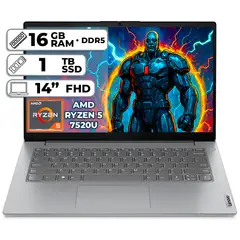 LENOVO - PORTÁTIL V14 G4 AMN AMD RYZEN 5 7520U 16GB LPDDR5 1TB SSD 14" FHD