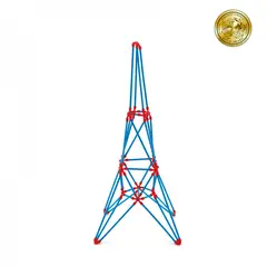 HAPE - KIT DE CONSTRUCCIÓN TORRE EIFFEL EN BAMBÚ PARA NIÑOS