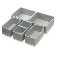 GENERICO - SETKIT X6 CAJAS ORGANIZADORAS