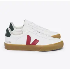 VEJA - Tenis de hombre campo leather poker natural Blanco CP050349