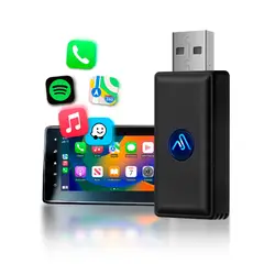 AUTOSKY - Adaptador Carplay Inalambrico Carro Convertidor Apple iPhone