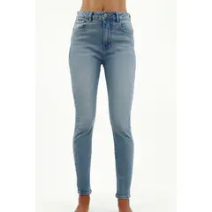 TENNIS - Jean tipo Jegging azul para mujer