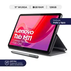 LENOVO - TABLET M11 ANDROID 13 WIFI 8GB RAM 128GB + CASE + AUDÍFONOS E310
