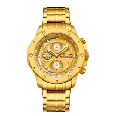 NAVIFORCE - Reloj Casual Nf8056 Crono Hombre Acero+ Estuche