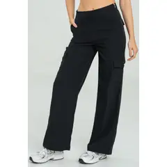 RAGGED - Pantalon cargo tech Negro