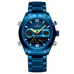 NAVIFORCE - Reloj Casual Nf9232 Crono Hombre Acero+ Estuche