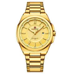 NAVIFORCE - Reloj Casual Nf9212 Crono Hombre Acero + Estuche