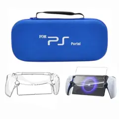 GENERICO - Estuche Azul+ Acrilico + Vidrio Para Ps Portal