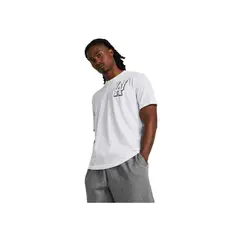 UNDER ARMOUR - Camiseta Hombre M ARMR CHROME SS MFO Blanco UNDER ARMOUR.