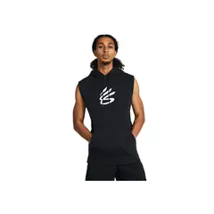 UNDER ARMOUR - Chaqueta Hombre CURRY FLEECE SLV HOO Negro