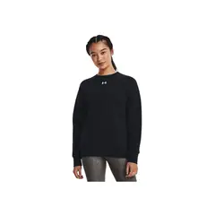 UNDER ARMOUR - Chaqueta Mujer UA RIVAL FLEECE CREW Negro