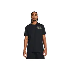UNDER ARMOUR - Camiseta Hombre UA MVP SERVICES SS Negro UNDER ARMOUR.