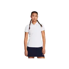 UNDER ARMOUR - Camisa Mujer UA PLAYOFF SS POLO Blanco