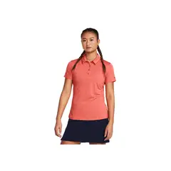 UNDER ARMOUR - Camisa Mujer UA PLAYOFF SS POLO Rojo