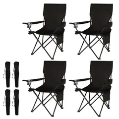 GENERICO - Silla Plegable Con Soporte Para Brazo Camping Parque